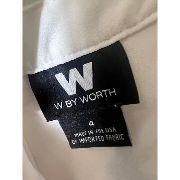 W by Worth Long Sleeve Floral Dress Sz 4 - Picture 2 of 4